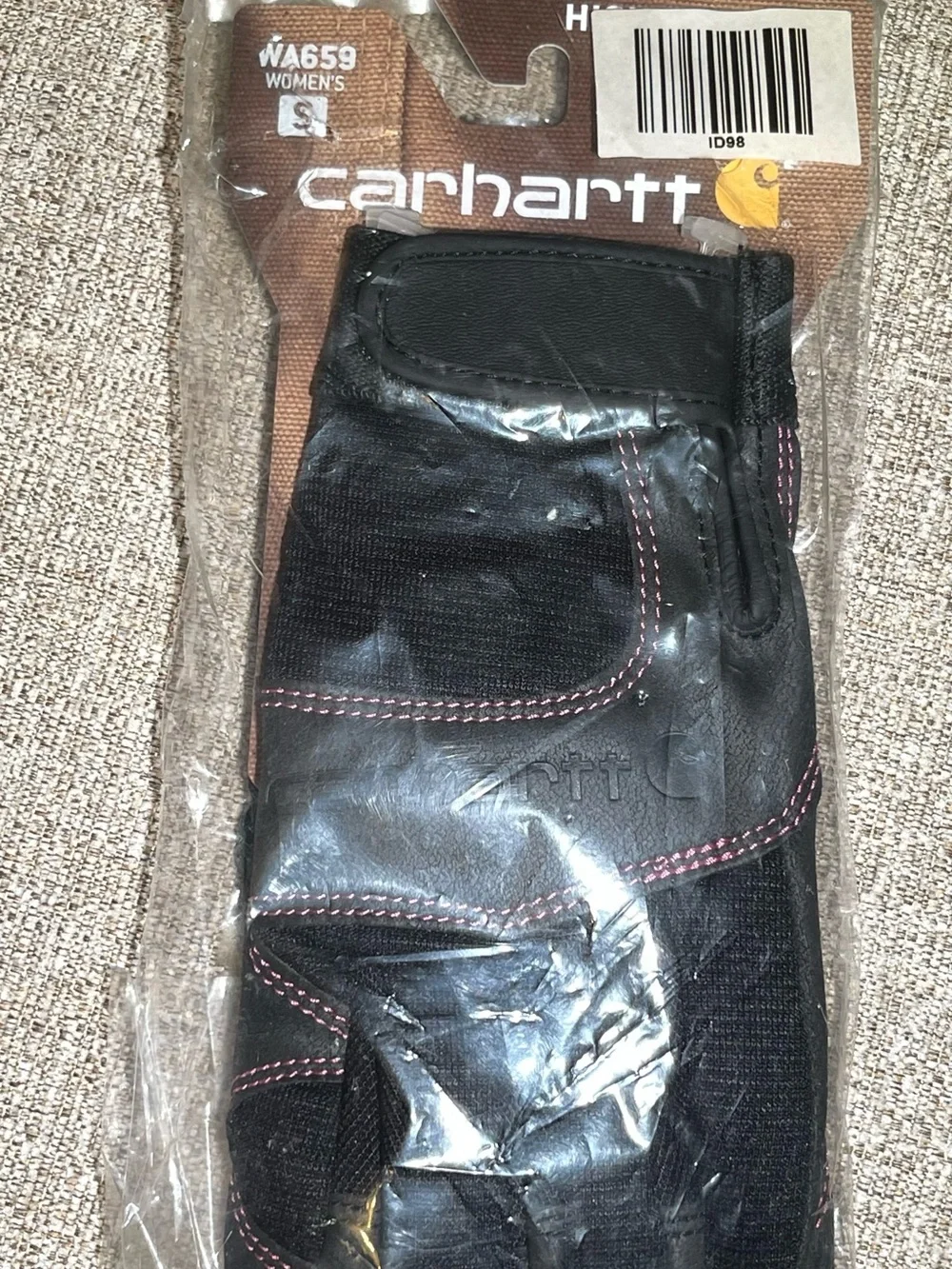 Carhartt Women's Black high Dexterity gloves size small